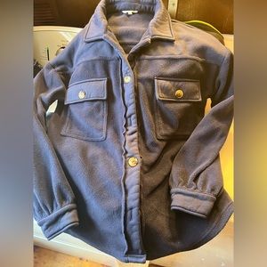 Mens Button up fleece